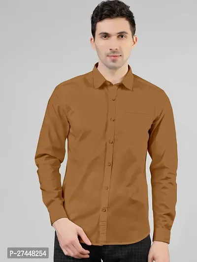 Reliable Lycra Solid Casual Shirts For Men