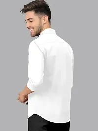 Reliable Lycra Solid Casual Shirts For Men-thumb1