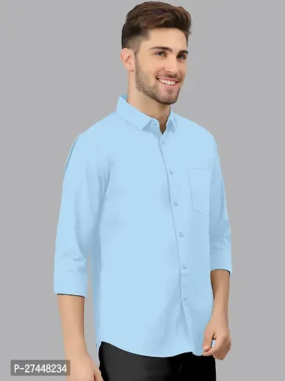 Reliable Lycra Solid Casual Shirts For Men