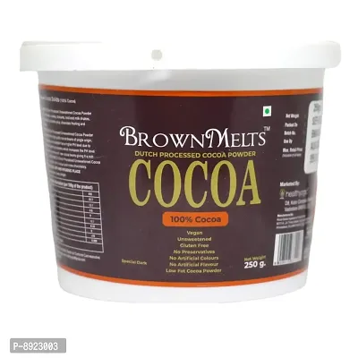 Cocoa Powder(Dutch Processed Cocoa Powder) Special Dark Alkalised 250Gm-thumb0
