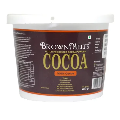 Cocoa Powder(Dutch Processed Cocoa Powder) Special Dark Alkalised 250Gm