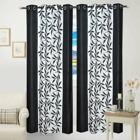 Polyester Long Door Curtain Set ( 9 feet-Door)