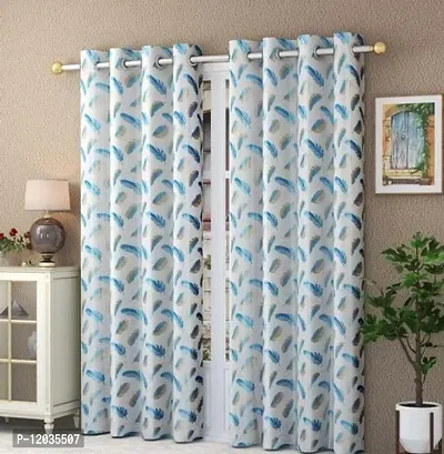 Stylish Multicoloured Polyester Printed Door Curtains