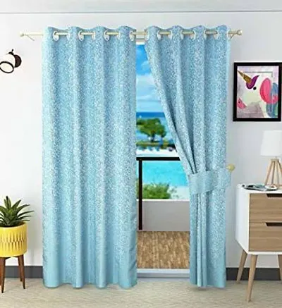 Yazlyn Collection Thermally Insulated Curtain Set - 60% Light Reducing Curtains for Living Room, Curtain Panels for Window Door(Set of 2)