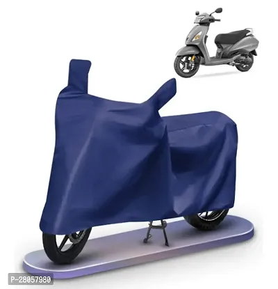 FABTEC Two Wheeler Scooty and Bike cover (Blue) (TVS Jupiter)