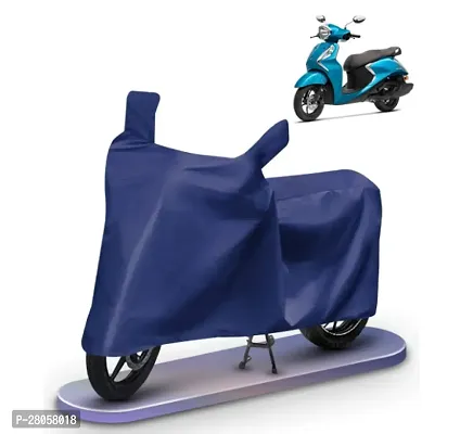 Fabtec Scooty/Scooter Cover for Yamaha Fascino Scooty/Scooter Cover (Blue)