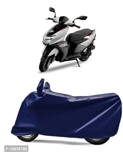 Waterproof Scooty Body Cover Compatible with Tvs NTORQ Dust Proof Cover Protects from Rain and Sunlight Uv Proof | Navy-thumb0