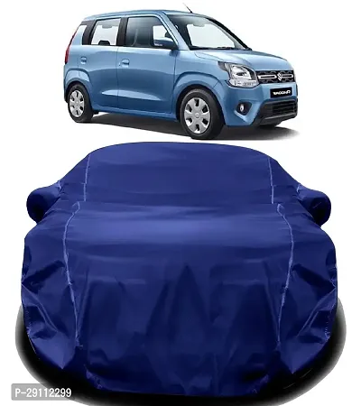 Wagonr Car Body Cover Waterproof/with Triple Stitched Fully Elastic Ultra Surface Body Protection (Navy Look)