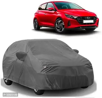 Car Body Cover For I20 (Triple Stitched,Mirror Pocket,Dustproof,UV Resistant)(Models-2020, 2021)