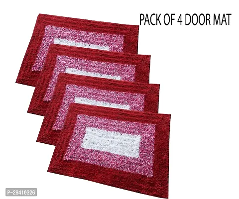 Stylish Cotton Door Mat for Home Pack of 4-thumb0