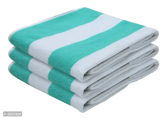 Soft Microfiber Striped Bath Towel Pack of 3