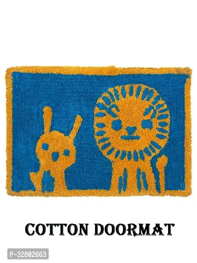 Latest Attractive Cotton Self Pattern Door Mat-thumb0