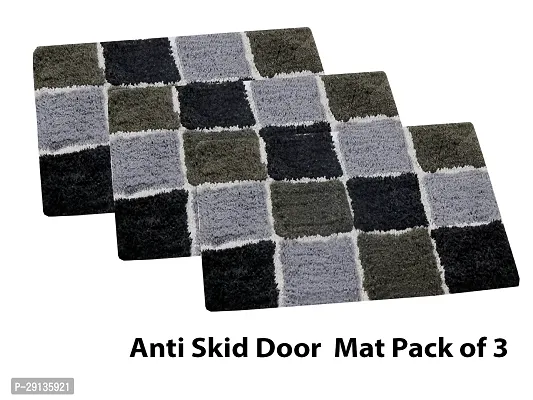 Classic Cotton Water Absorbent Door Mat, Combo