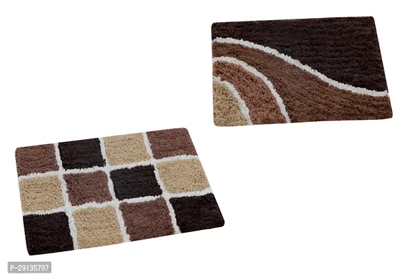 Classic Cotton Water Absorbent Door Mat, Combo-thumb0