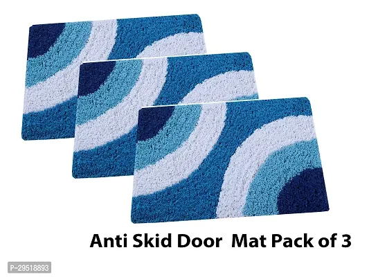 Stylish Cotton Door Mat for Home Pack of 3-thumb0