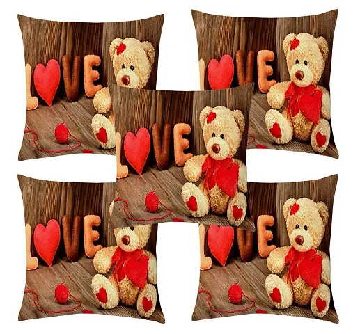 Set of 5- Printed Cushion Covers