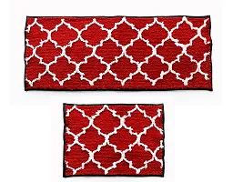 RRCRAFTS Micro Kitchen Floor Mat  Runner with Anti Skid Backing, Set of 2 (40 x 130  40 x 60 cm)-thumb1