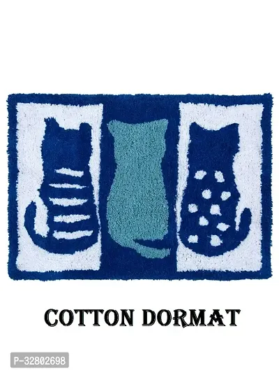 Latest Attractive Cotton Self Pattern Door Mat-thumb0