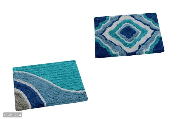 Classic Cotton Water Absorbent Door Mat, Combo-thumb0