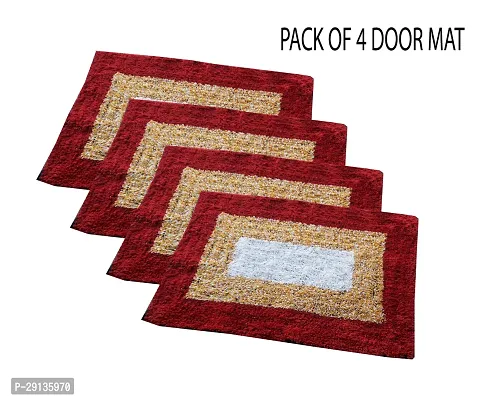 Classic Cotton Water Absorbent Door Mat, Combo-thumb0