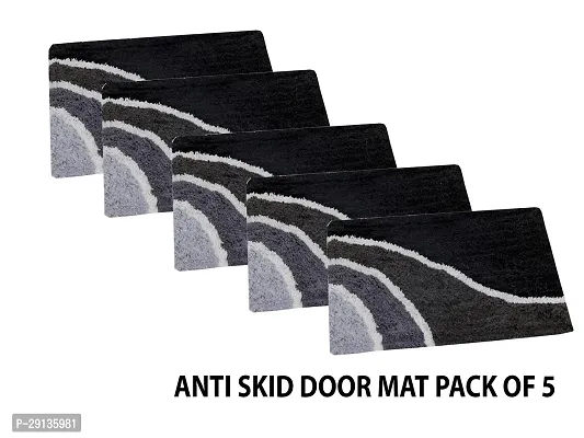 Classic Cotton Water Absorbent Door Mat, Combo-thumb0