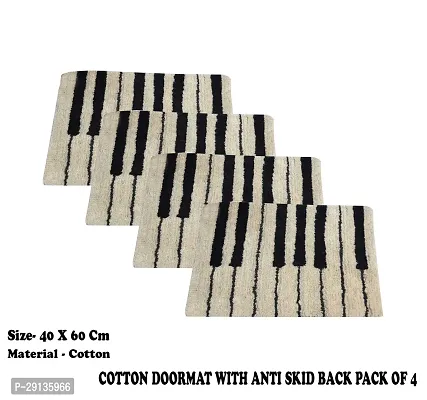 Classic Cotton Water Absorbent Door Mat, Combo