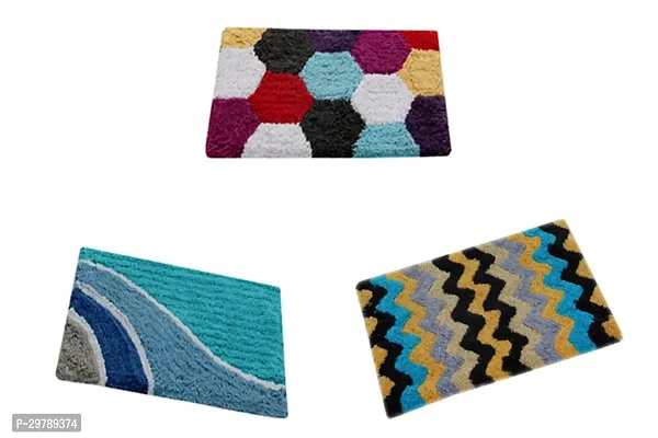 Stylish Cotton Door Mat for Home Pack of 3-thumb0