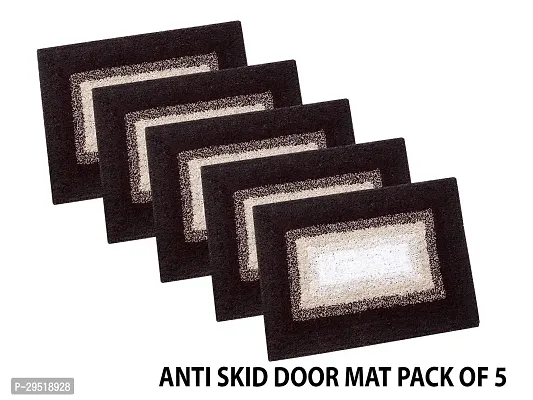 Stylish Cotton Door Mat for Home Pack of 5-thumb0