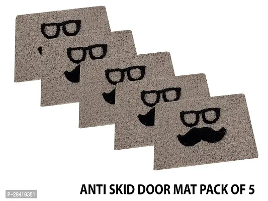 Stylish Cotton Door Mat for Home Pack of 5-thumb0