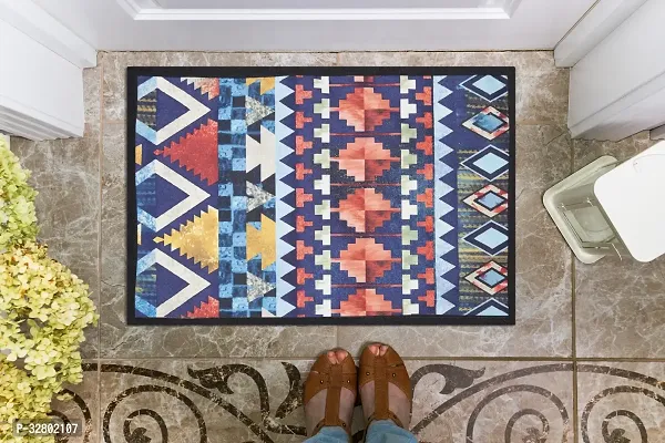 Stylish Cotton Multi Color Door Mat