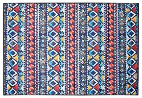 Designer Multicoloured Polyester Printed Door Mats Size (66x91cm)-thumb1