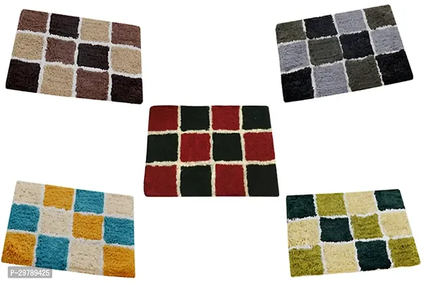 Stylish Cotton Door Mat for Home Pack of 5-thumb0