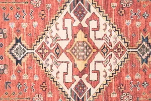 Designer Pink Polyester Printed Carpets Size (122x182 cm)-thumb3