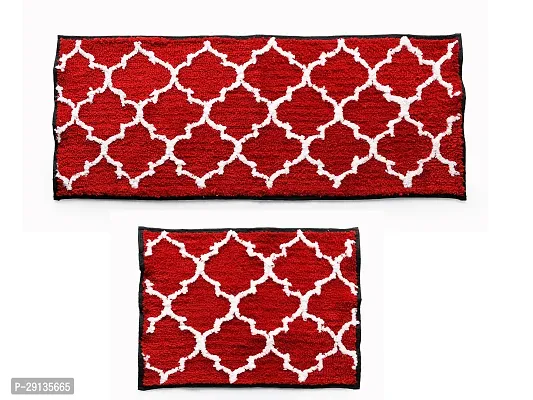 RRCRAFTS Micro Kitchen Floor Mat  Runner with Anti Skid Backing, Set of 2 (40 x 130  40 x 60 cm)-thumb2