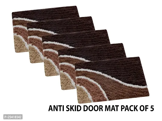 Stylish Cotton Door Mat for Home Pack of 5-thumb0