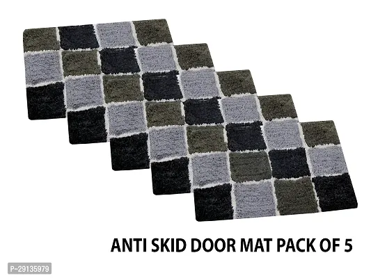 Classic Cotton Water Absorbent Door Mat, Combo