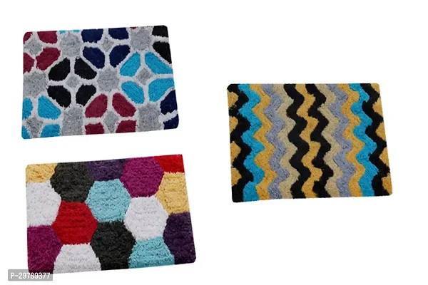 Stylish Cotton Door Mat for Home Pack of 3-thumb0