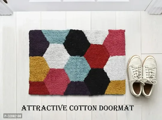 Stylish Cotton Multi Color Door Mat-thumb0