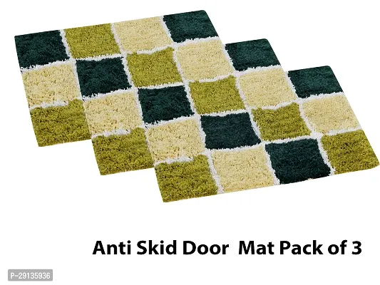 Classic Cotton Water Absorbent Door Mat, Combo-thumb0