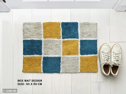 Multicolor Cotton door mat with anti skid pack of 2 Mats2927208289288f-thumb0