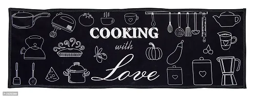 Printed Kitchen Floor Mat  Runner with Anti Skid Backing, Set of 2 (40 x 130  40 x 60 cm)-thumb2