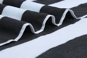 Soft Microfiber Striped Bath Towel-thumb1