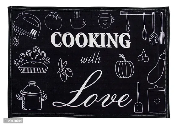 RRCRAFTS Printed Kitchen Floor Mat  Runner with Anti Skid Backing, Set of 2 (40 x 130  40 x 60 cm)-thumb3