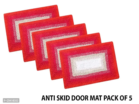 Stylish Cotton Door Mat for Home Pack of 5-thumb0