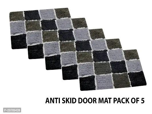 Stylish Cotton Door Mat for Home Pack of 5-thumb0