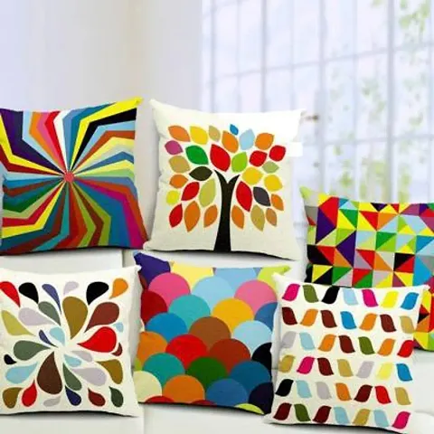 Printed Cushion Cover Set Of 5