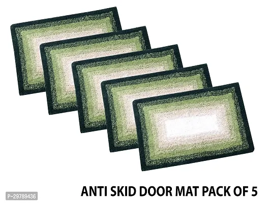 Stylish Cotton Door Mat for Home Pack of 5