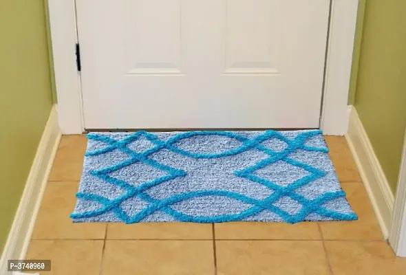 Export Quality Cotton Door Mat with anti skid Back-thumb0