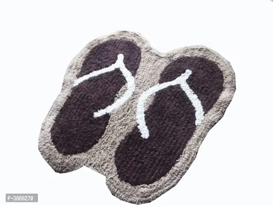 Foot Design  Cotton Door Mat with anti skid Back-thumb3