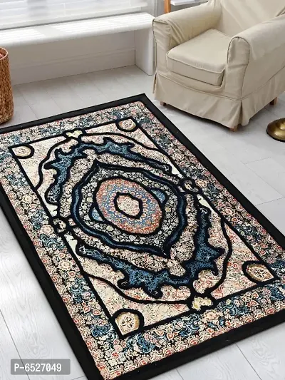 Floral Carpet Rug for Living, Dinning, Office, Rooms and Bedroom, Hallway Carpet-thumb0
